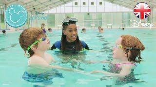 HEALTHY LIVING | Disney Inspired Pool Games – Nemo And Marlin Activity! | Official Disney UK