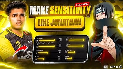 Make Your Sensitivity Like Jonathan with IMU SENSORS🔥| BGMI Sensitivity for Every Device!