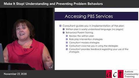 Make It Stop! Understanding and Preventing Problem Behaviors Part 10