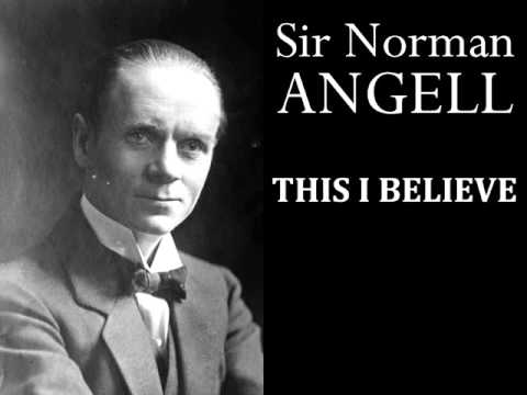 Sir Norman Angell - This I Believe - 1950s Radio Broadcast