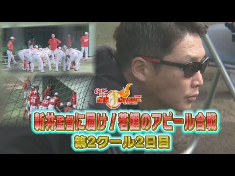 【新井監督見てください！！】秋季キャンプ初紅白戦【若鯉アピール】