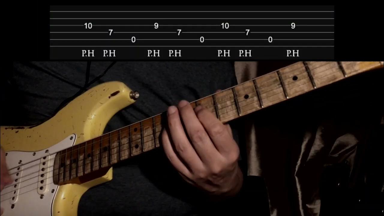Practice Yngwie malmsteen picking harmonics Riff from I