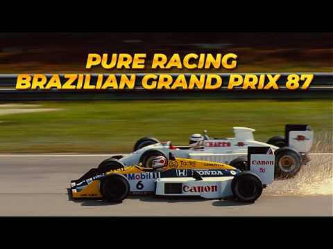 AYRTON SENNA PURE RACING BRAZILIAN GRAND PRIX 87