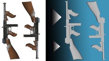 gun base mesh rifle old