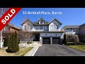 55 Birkhall Place, Barrie | Home for sale in Barrie