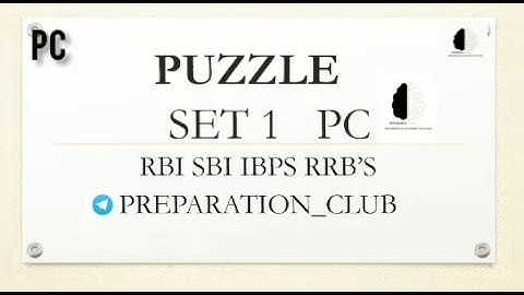 Puzzle with timer set 1