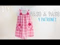 Vestido Lindo para niñas súper facil y con patrones incluidos en varias tallas