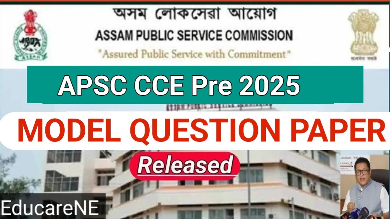 Target APSC CCE Pre 2025 // Model paper // Most important MCQ - YouTube