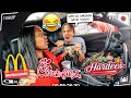 ARGUING IN THE DRIVE THRU TO SEE HOW PEOPLE REACTS!! *HILARIOUS*