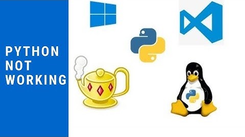 Python not working in Geany/VS Code but in Terminal || Python Not Working || Python Working Problem