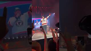 Luke Combs in Quebec🤠🍺 A beer shower🤪🍺 #lukecombs #country #concert #shorts #viral