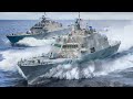 Powerful US Combat Ships Battle Giant Waves in Middle of the Ocean