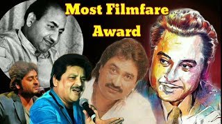 Most Filmfare Award Winner Male Singer's In Bollywood History