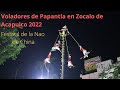 Voladores de Papantla en Zocalo de Acapulco, Festival de la Nao 2022