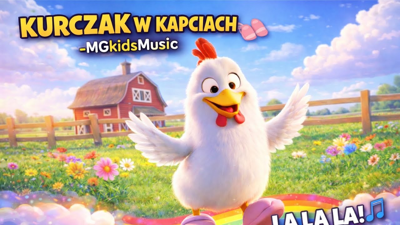 Kurczak w kapciach - MGkidsMusic - piosenka dla dzieci 🎶 TAŃCZ I ŚPIEWAJ!