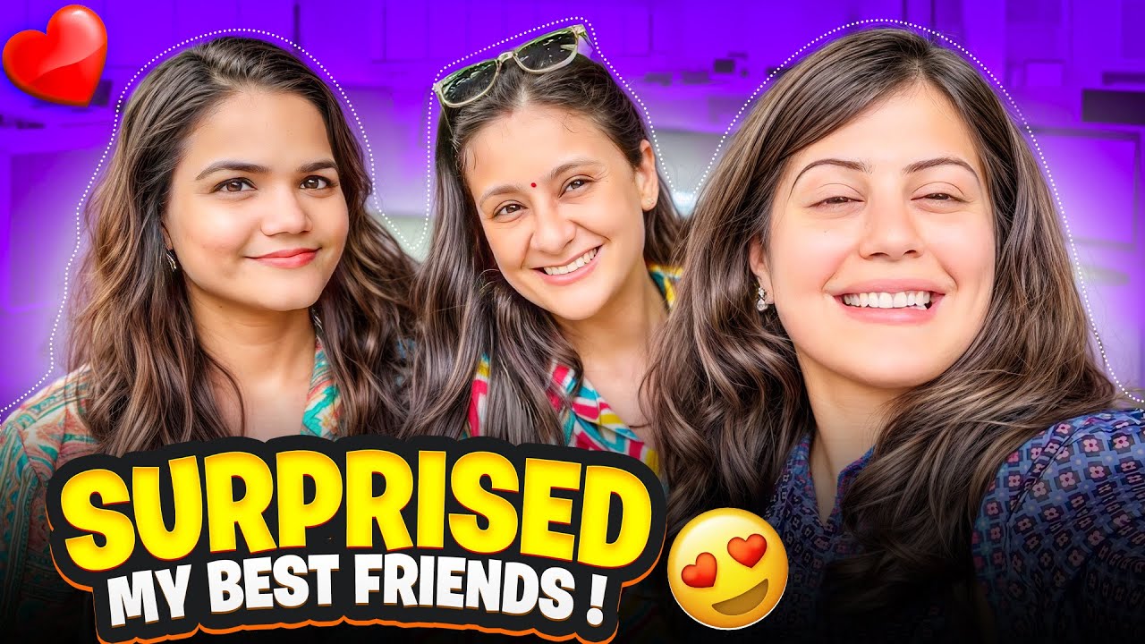 Surprised my best friends at their office.