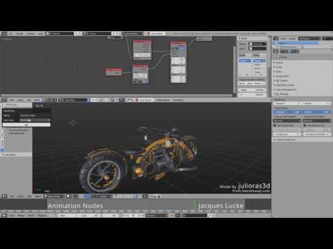 Playing with Falloffs and ID Keys in Animation Nodes (work in progress)