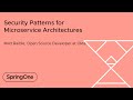 Security Patterns for Microservice Architectures