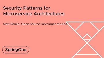 Security Patterns for Microservice Architectures