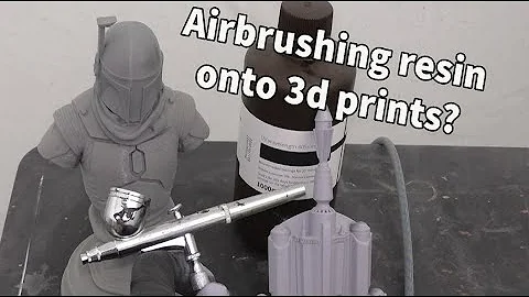 Airbrushing Resin to Smooth 3D Prints - Should you do it?