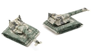 Dollar Origami Tank (Won Park)
How to make a Tank with two one-dollar bills in Origami.
Designed by Won Park
(with modifications)
Difficulty level: Intermediate
Recommended paper: Two one-dollar bills or paper 15.6 x 6.6 cm.
#dollar #origami #tank
Dollar Bill Elephant tutorial: https://youtu.be/rsIMWLzK-8c
Dollar Bill Star tutorial: https://www.youtube.com/watch?v 9EK4AG9JFg
Dollar bill Buttefly tutorial: https://www.youtube.com/watch?v=aC18B6XvWtI
Dollar Christmas Tree Origami tutorial: https://www.youtube.com/watch?v=wC892btIxgo
Dollar Statue of Liberty tutorial: https://www.youtube.com/watch?v=wsIL9SpeHiM
Dollar Camera Origami tutorial: https://www.youtube.com/watch?v=ddeWuUxGLf0
Origami Money Tutorials: https://www.youtube.com/watch?v waxbQuqPWw&list=PLZhsN3rv3HHq1SjkttLa9cn4Cms3SBput
Satoshi Kamiya Origami Tutorials: https://www.youtube.com/watch?v=uglBpJ2kk78&list=PLZhsN3rv3HHrCXuZYHD3HQW8SWfRD6UgR
Origami Dinosaurs Tutorials: https://www.youtube.com/watch?v=O-MRS3YNJHA&list=PLZhsN3rv3HHqqjPDBzZ7Os2yKMxymKZHl
Origami Animals Tutorials: https://www.youtube.com/watch?v=sgcWYezrOZM&list=PLZhsN3rv3HHrHjaeIFDWM6nI4z_SBXxaf
PLEASE, SUBSCRIBE! ❤: https://www.youtube.com/user/Marianozb?sub_confirmation=1
¡LIKE US ON FACEBOOK! https://www.facebook.com/MarianoOrigamiArt/
FOLLOW ME ON INSTAGRAM! https://www.instagram.com/mariano_origami_art/
Do you like my videos? Heres how you can support me!
- Keep watching my videos! give a like and subscribe to my channel
- Share my videos on social media (like Facebook) and forums
- Make a PayPal donation: https://www.paypal.me/MarianoZavalaOrigami
(to improve my channel with better equipment, materials, have more time to make videos or for custom tutorials).
Video edition
©Mariano Zavala B. Dollar Origami Tank (Won Park)