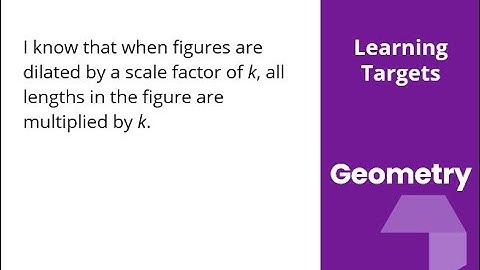 Geometry Unit 3 Lesson 3 Measuring Dilations