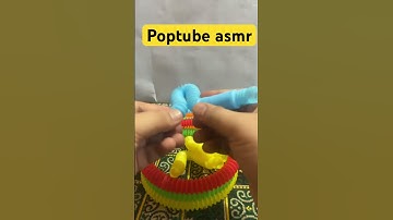 Creating ASMR Crunchy POP-TUBE #diy #satisfyingvideos #relaxing  #oddasmr #insideout #poptubesounds