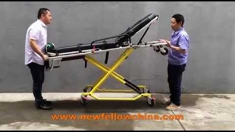 X-frame Ambulance Stretcher NF-A7,AMBULANCE COT, EMERGENCY STRETCHER,ELEVATOR STRETCHER,IN CHINA