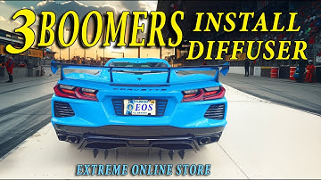 How to Install C8 Corvette Rear Diffuser by @extremeonlinestoreYT