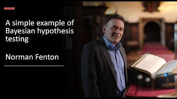 A simple example of Bayesian hypothesis testing