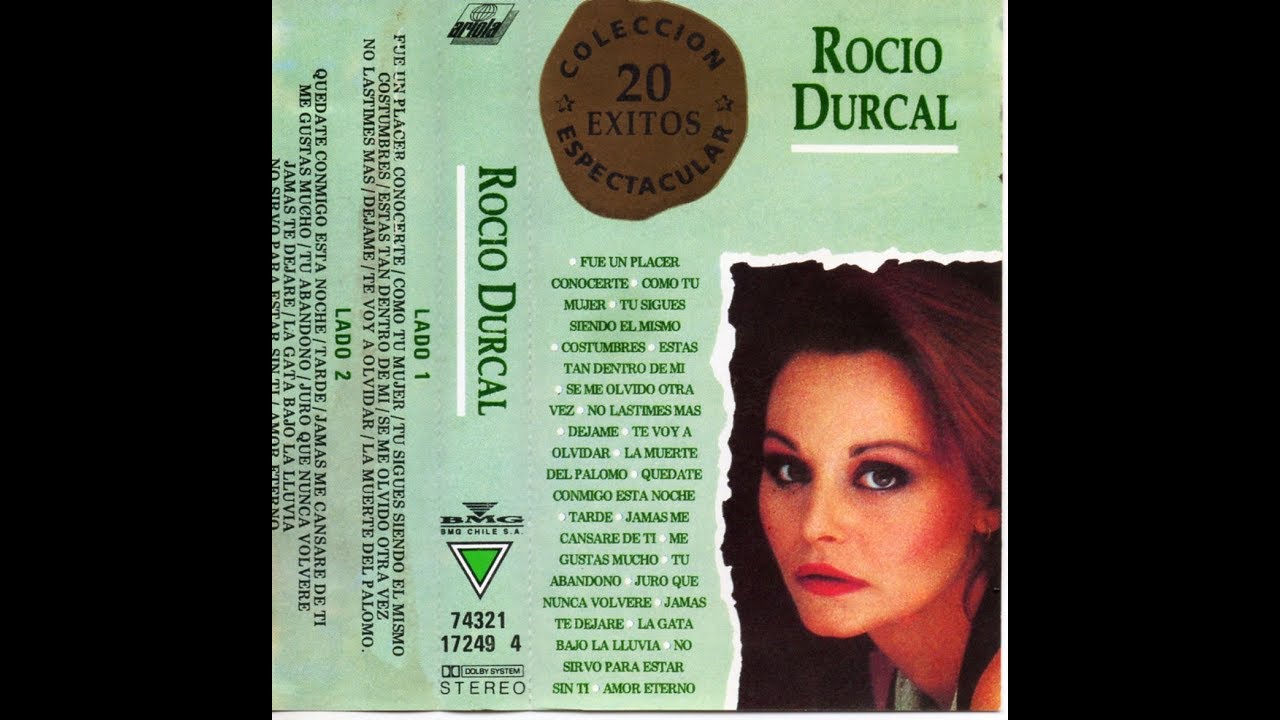 ROCIO DURCAL - COLECCION 20 EXITOS (1993) CASSETTE FULL ALBUM - thptnganamst.edu.vn