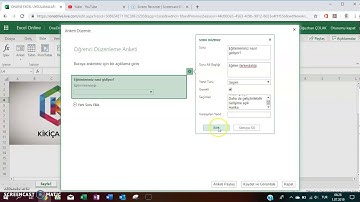 Artık Excel Programı WEB 