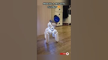 ClicBot making a pet #clicbot #clicbotrobot #petrobot #airobot