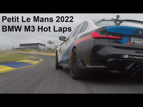 BMW M3 Hot Lap IMSA Petit Le Mans 2022