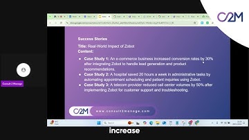 How Zoho Zobot Can Transform Your Business? #zoho #zohocrm