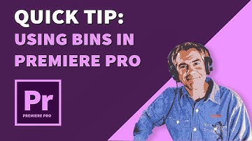 Quick Tip: How To Organize Footage in Premiere Pro CC Using Bins