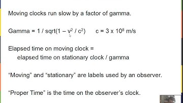 Special Relativity, Simulltaneous Events, Time Dilation, Length Contraction
