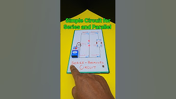 Simple Circuit for Series and Parallel 😊 Science Project #circuit #shrots #ytshorts