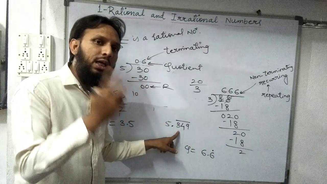 Difference between Rational and Irrational numbers - YouTube