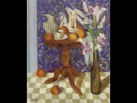 Pintor Alfredo Roldn - Bodegn con flores