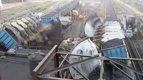 Best video for wagon tippler, 2 wagon tippling at a time