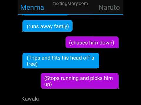 {sasunaru texting story