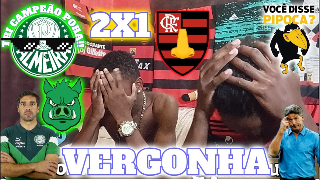 REACT PALMEIRAS 2X1 FLAMENGO!!VERGONHA – Série Brasileirão