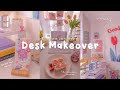 AESTHETIC DESK MAKEOVER 🍓 | Attic Room | Korean Inspired + Minimalist | Shopee Haul | Philippines