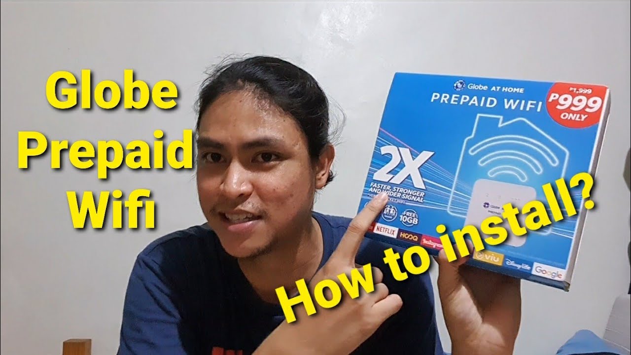Unboxing and Tutorial on how to Install Globe at Home Prepaid Wifi