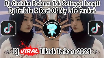 Dj Cintaku Padamu Tak Setinggi Langit |Dj Terlalu X Rest Of My Life Funkot Viral Tiktok Terbaru 2024
