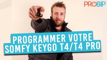 Comment programmer votre télécommande SOMFY KEYGO T4/T4 PRO ?