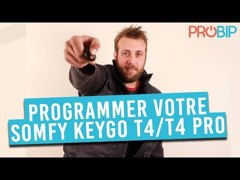 Comment programmer votre télécommande SOMFY KEYGO T4/T4 PRO ?