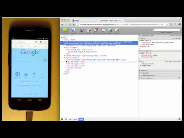 underordnet Leeds håndflade Chrome for Android Remote Debugging - YouTube