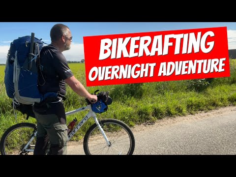 Bikerafting overnight fishing